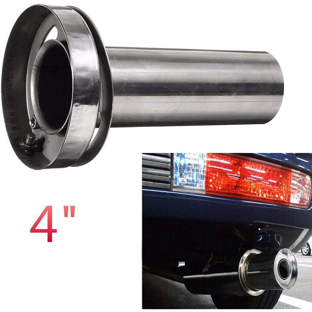 3.5/4/4.5 inch exhaust muffler adjustable round exhaust pipe chip silencer removal