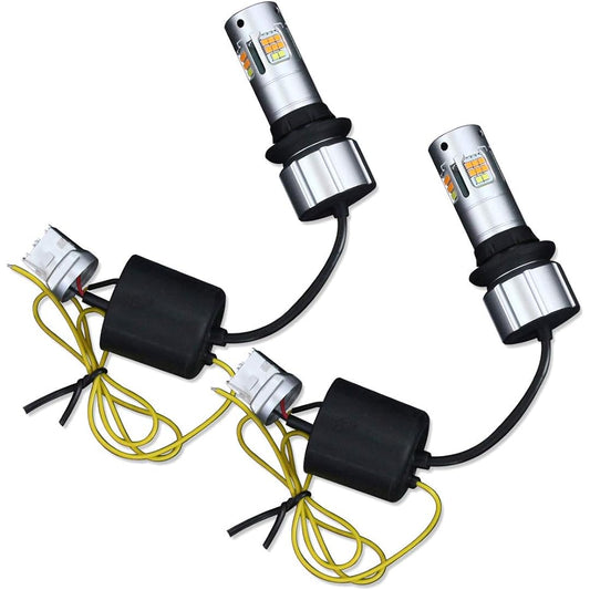 Share Style 90 Voxy Exclusive 2 Colors Switchable Built-in High Flash Resistor LED Turn Signal Lamp Twin Stealth X 2p D Type Tail Red