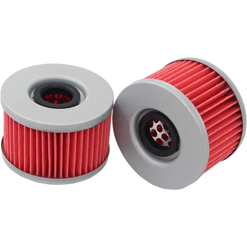 MOTOKU Oil Filter 2 Pack Honda Rancher 400 Foreman Rubicon 500 Rincon 650 680 TRX680 400 500 650 ATV