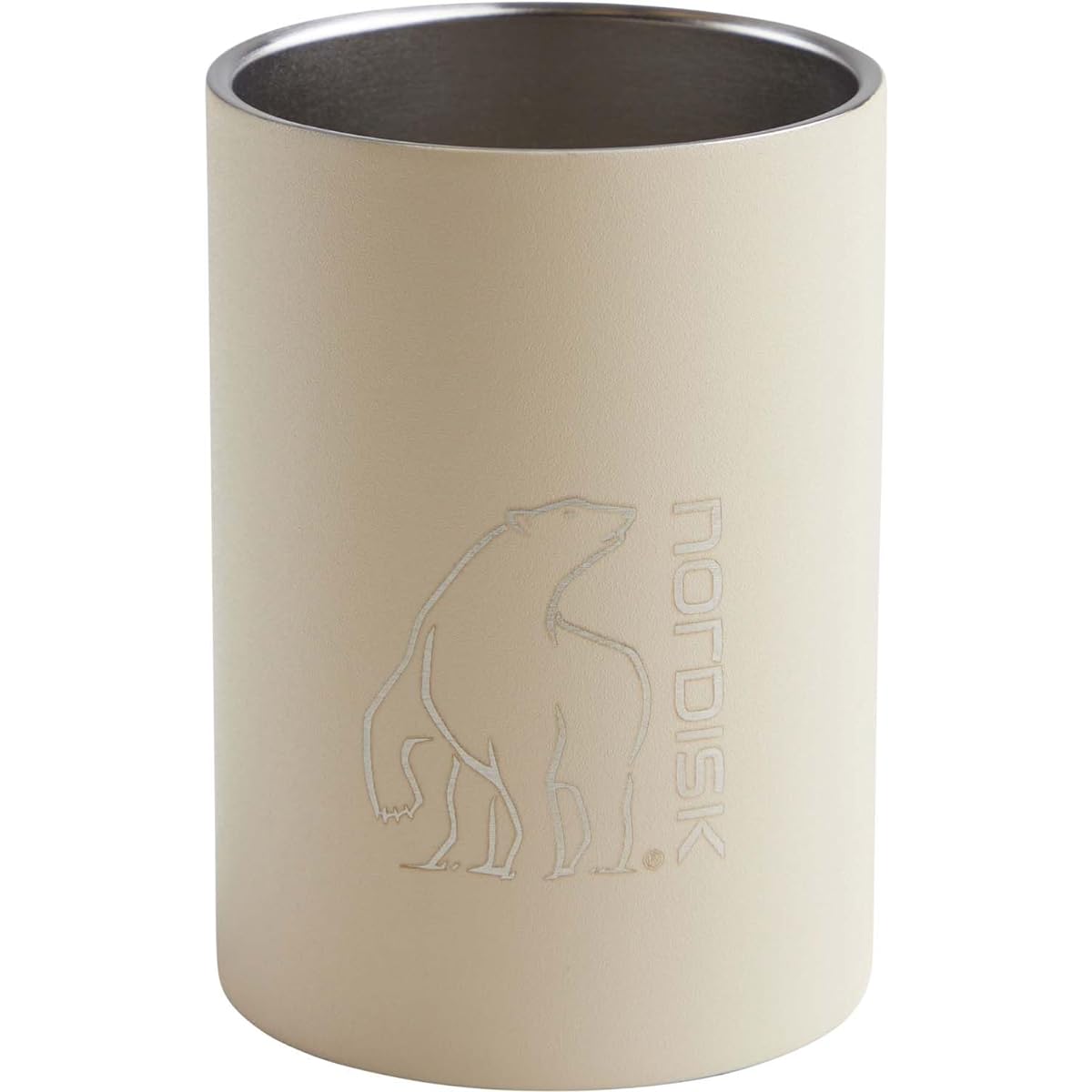 NORDISK Outdoor Camping Cup Thermal/Cold Steel Double Wall Mug 300ml STEEL DOUBLE WALL MUG Sand Shell [Genuine Japanese Product] 122072