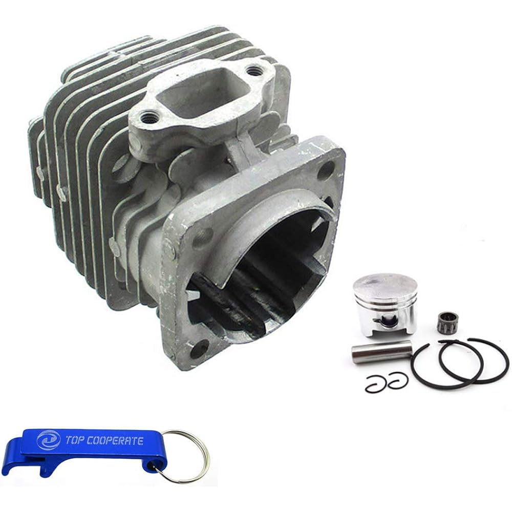 TC-Motor 44mm Ported Performance Racing Block Bore Cylinder 2 Stroke 47cc 49cc Engine Mini Moto Dirt Pocket Bike ATV Quad
