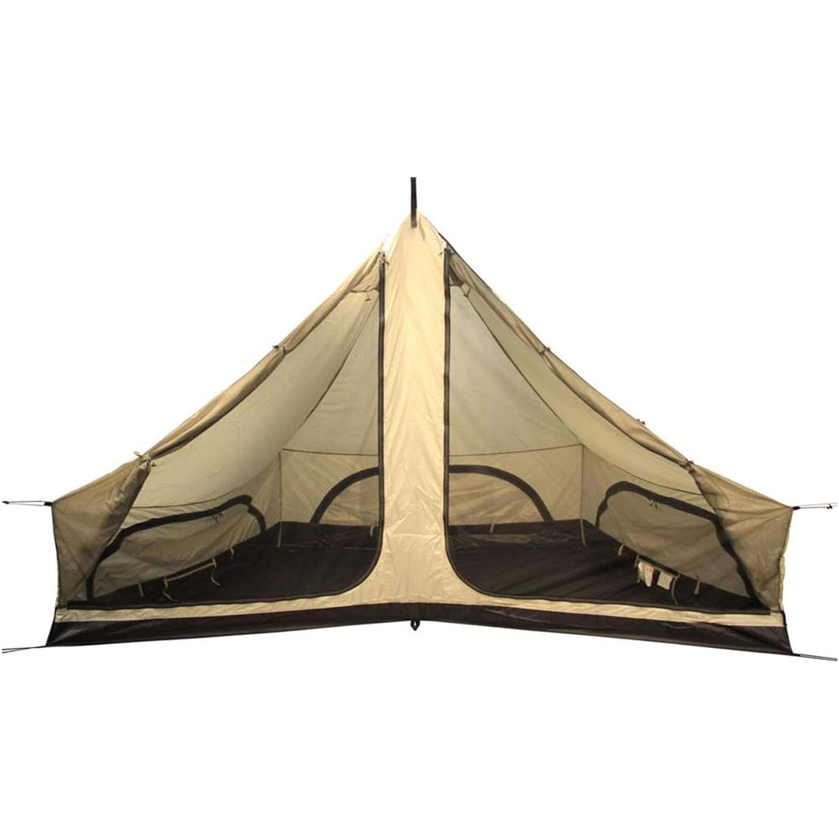 Canadian East Outdoor Camping Half Inner Tent (for Glocke 8 Black) Black CETO1025