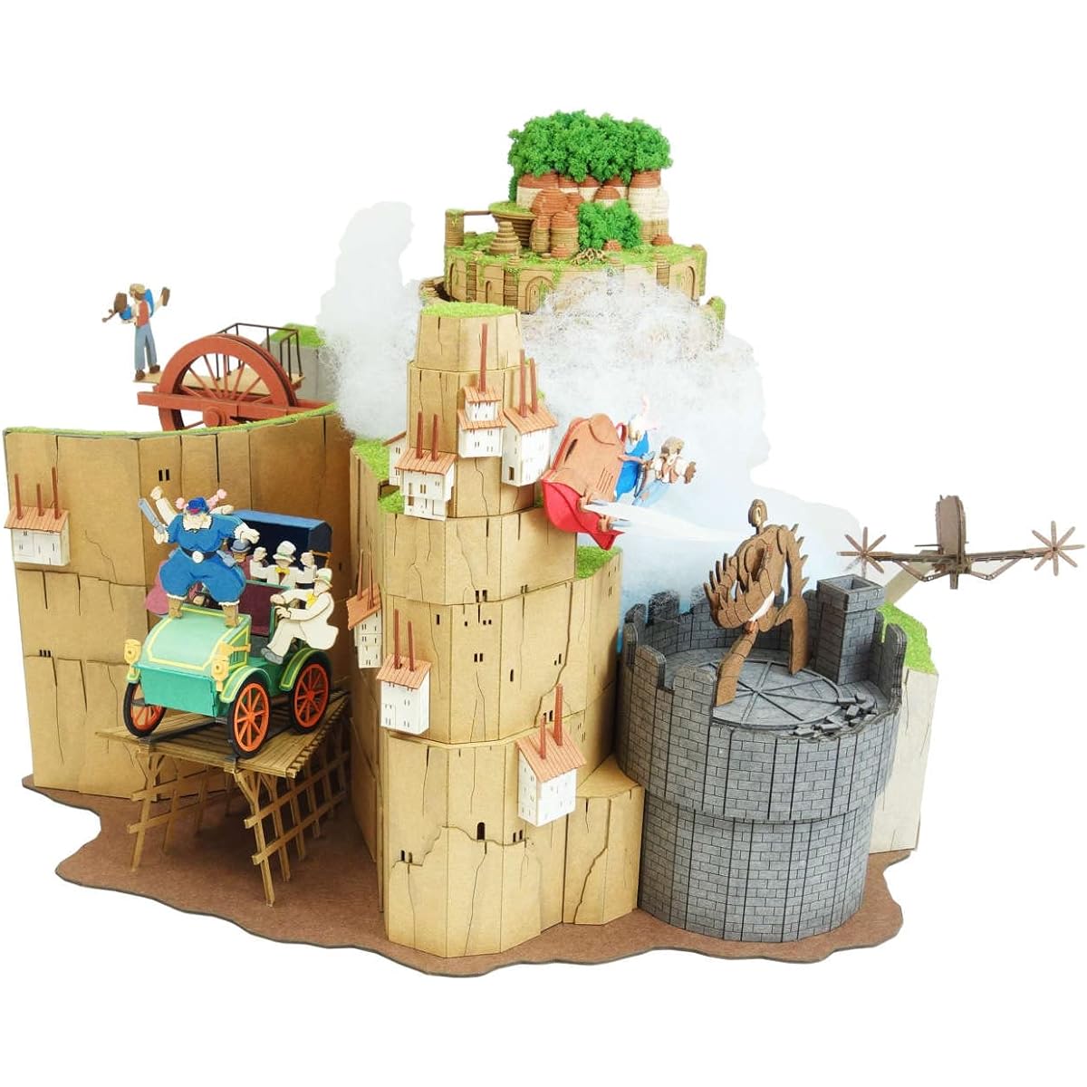Sankei Studio Ghibli Works Series Laputa: Castle in the Sky Diorama Paper Craft MK07-44