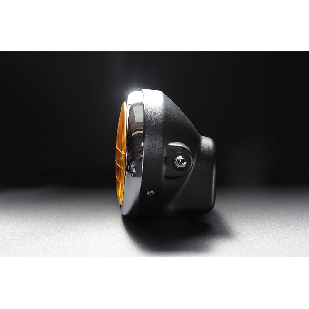 CHERRY [567] Multi-reflector headlight yellow glass lens x black case HLT-A01YL