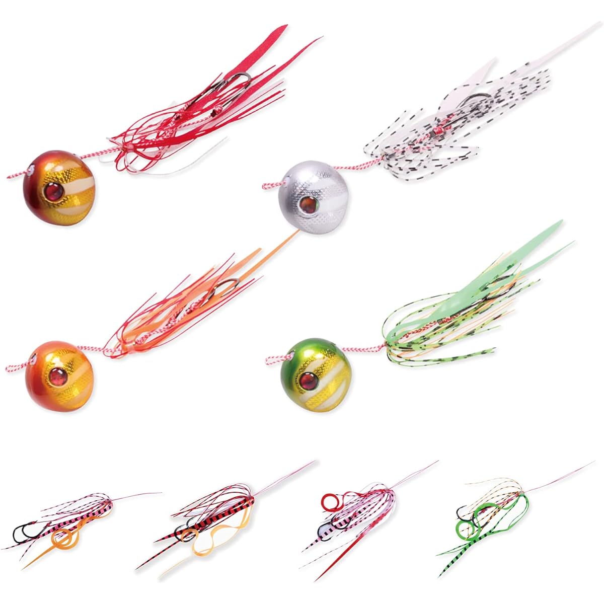 Sea bream Tairaba 4 color set with replacement unit Tairaba set Red sea bream head floating guidance 40g 60g 80g 100g