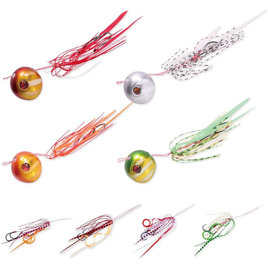 Sea bream Tairaba 4 color set with replacement unit Tairaba set Red sea bream head floating guidance 40g 60g 80g 100g