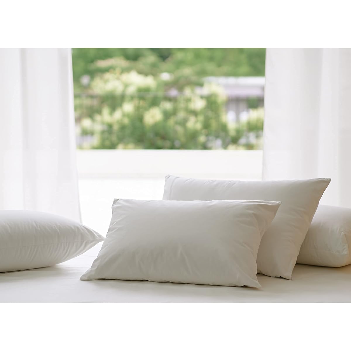 [Futon Studio Google] Down Pillow Upcycled 50% Down L Size 50cmx70cm Feather Pillow Feather Pillow Domestic Production Pillow Sleeping Bedding Feather Double Structure Pillow Sustainable