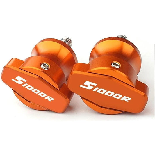 Motorcycle Bobbin Slider Stand 8mm Motorcycle Stand Screw Accessories Swing Arm Spool Slider Stand Screw For S1000R S1000RR 2014 2015 2016 2017 2018 (Color: Orange, Size: S1000R)