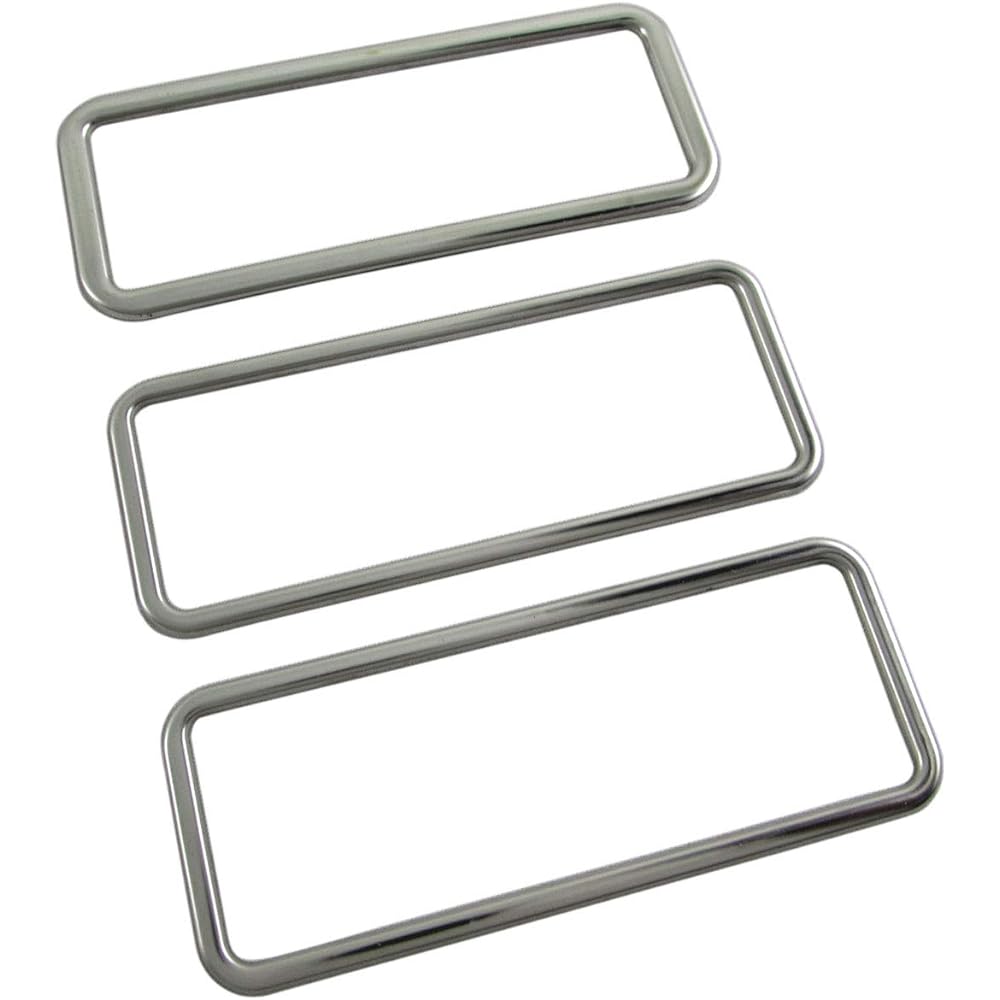 BRIGHTZ Delica D:5 CV1W Super Mirror Stainless Plated Driver Side Switch Ring 3PC [INT-ETC-248] CV1 CV D5 Diesel 37513