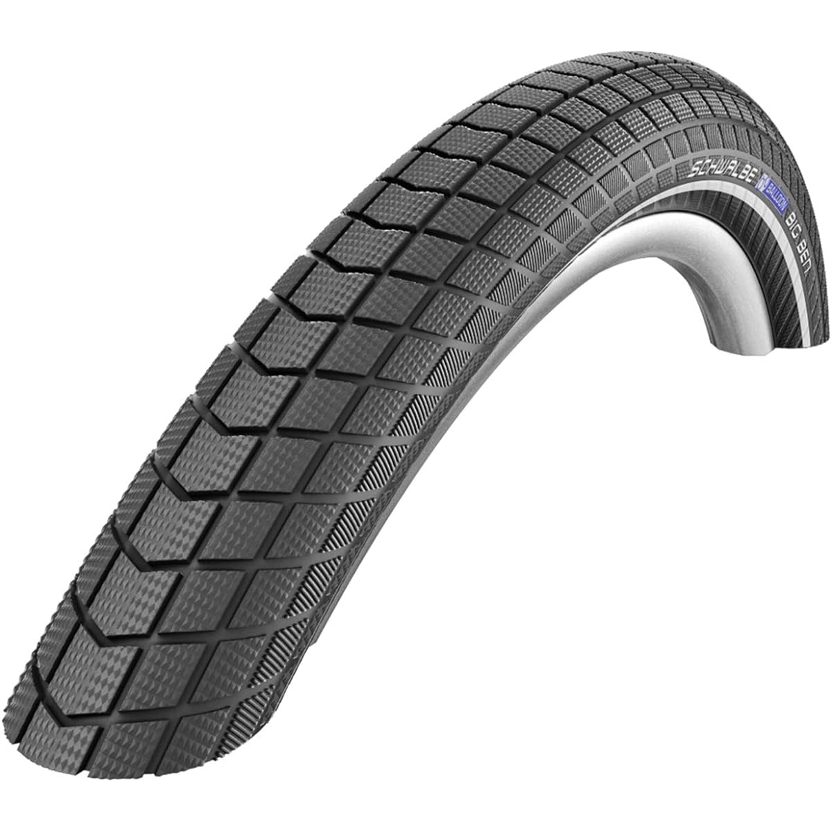 SCHWALBE [Genuine] Big Ben 26x2.15 Black Reflex Clincher Tire [Urban/Balloon Bike/City Riding]