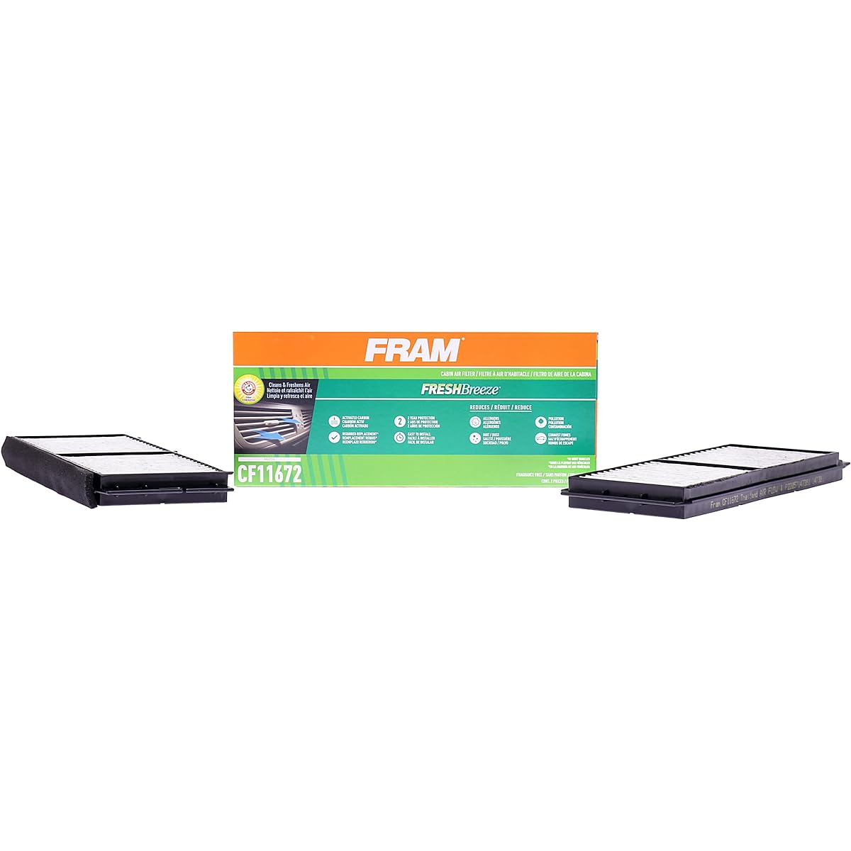 Fram CF11672 Fresh Breeze Cabin Air Filter Arm & Hammer