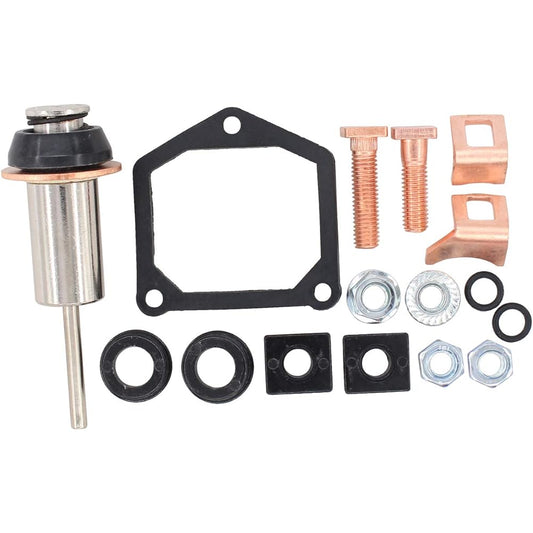 MOTOKU Starter Solenoid Rebuild Repair Kit Plunger Spring Contact for Dyna Electra Glide Fatboy Heritage Softail Springer Road King Big Twin Sportster 1200 883
