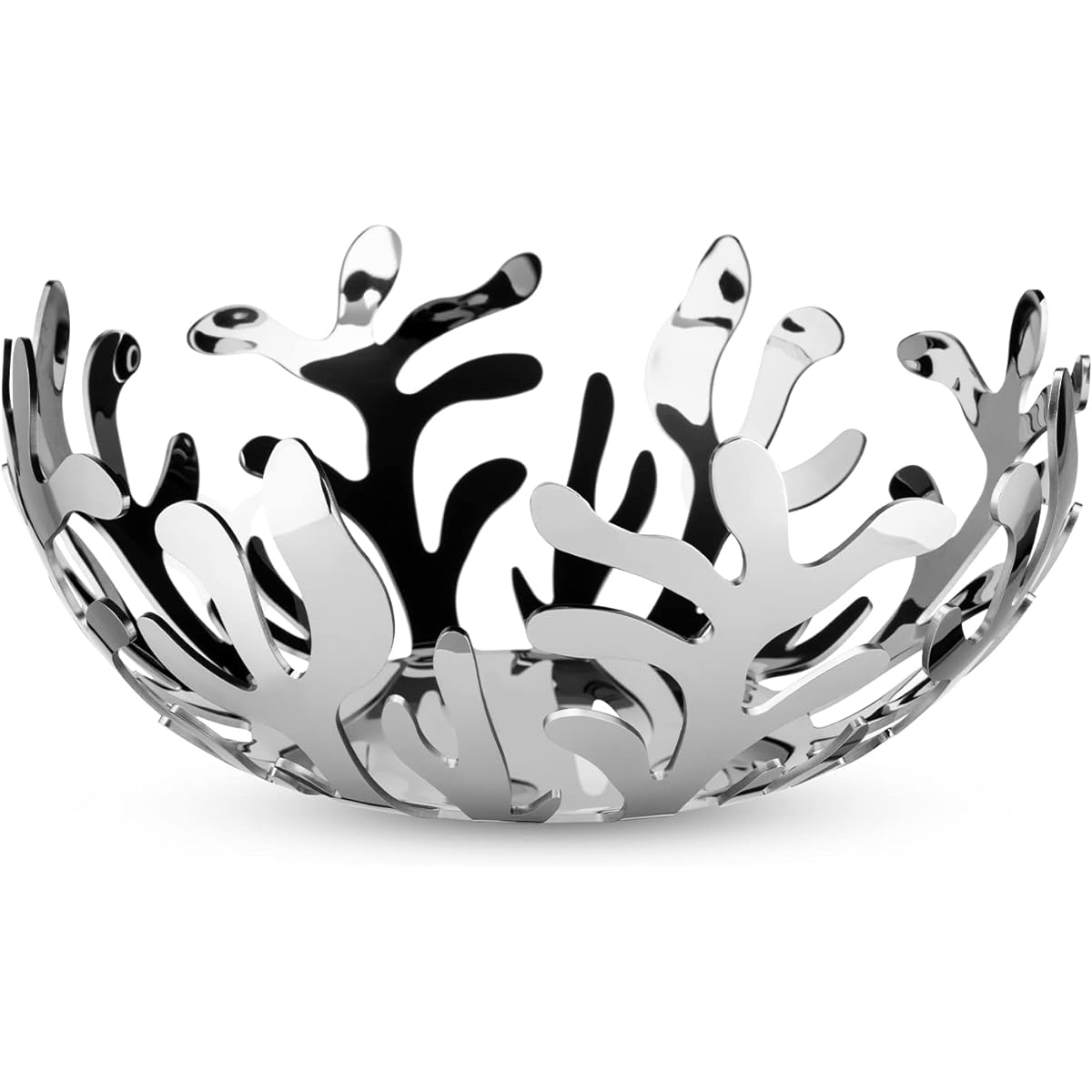 [Regular Imported Product] ALESSI Mediterraneo Fruit Holder M Size 25cm/Silver ESI01/25