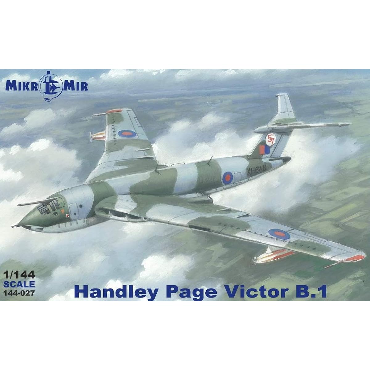 Micromil 1/144 Royal Air Force Handley Page Victor B.1 Plastic Model MKR144-027