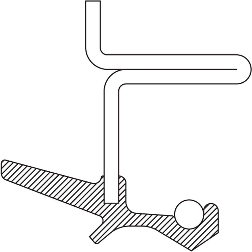 NATIONAL OIL SEALS 710429 Axle shaft seal