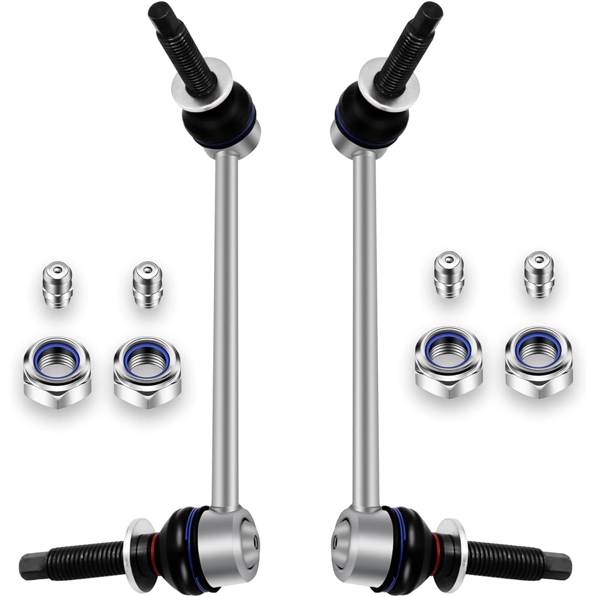 Lithops K80822 K80823 Zinc Nickel Alloy Front Stabilizer Swaver Link Grease Prix 300 Dodge Challenger/Charger/Magnum left+2 right