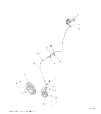 POLARIS ATV Brake Switch 1/8 inch genuine OEM parts 4015069 1 piece