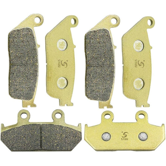 SYUU Motorcycle Replacement Front Rear Brake Pad Brake Pad AN 650 Burgman Executive/Skywave 2003-2014 FA142F FA412R