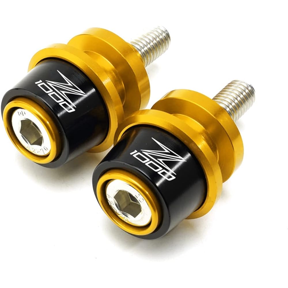 Uminino Motorcycle Accessories M8 Swing Arm Spool Slider Stand Screw Fit Kawasaki Z1000 Z 1000 Z1000SX 2015 2016 2017 2017 2019 2019 2020 Swing Arm Slider Spool (Size : X Gold)