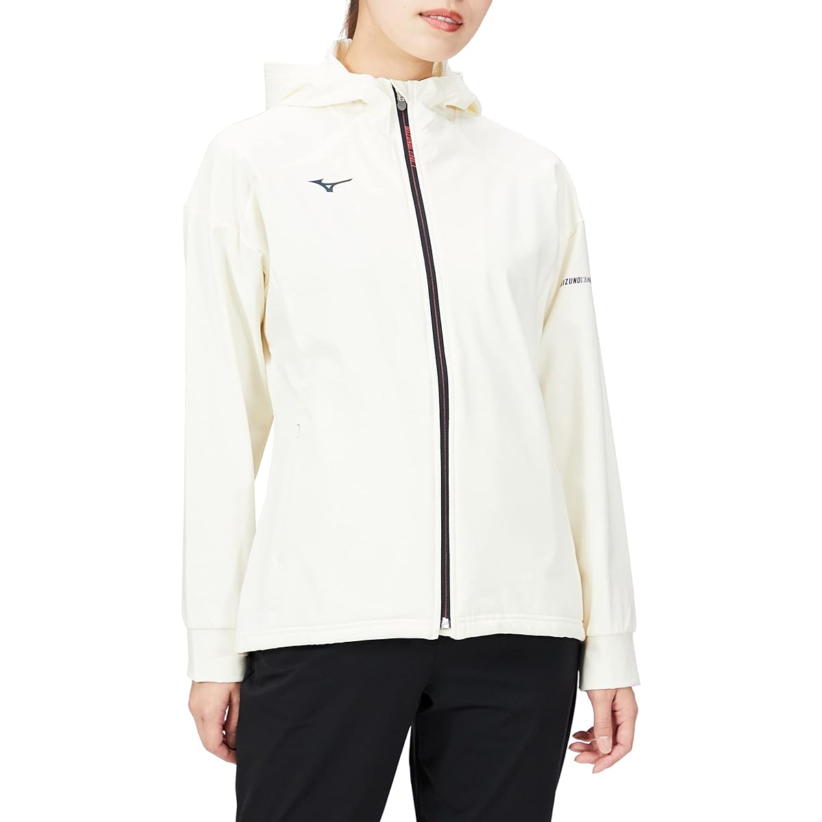 [Mizuno] Training Wear Tech Shield Jacket Hoodie Parka Windproof Water Repellent Stretch 32MC2860 Women's