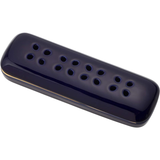 Incense plate for lying down, incense holder, Buddhist utensils, incense burner, interior decoration, meditation, relaxing, stylish, cute incense holder, modern, butsugu, mini, Buddhist altar, lapis lazuli, large, 19.8 x 6.5 x 3.6 cm, made in Japan, Sunm