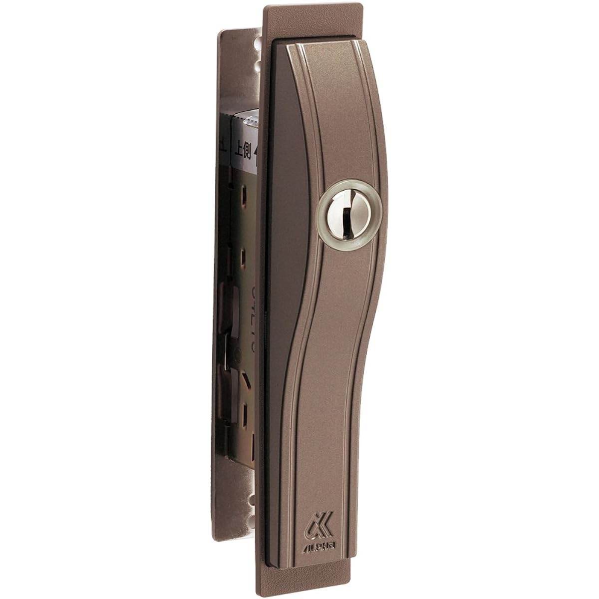 ALPHA Replacement lock for sliding door F4056ALU bronze