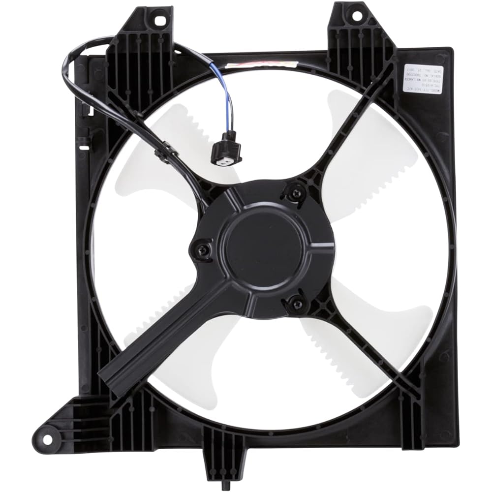 TYC 610510 Mitsubishi Lancer replacement condenser cooling fan assembly