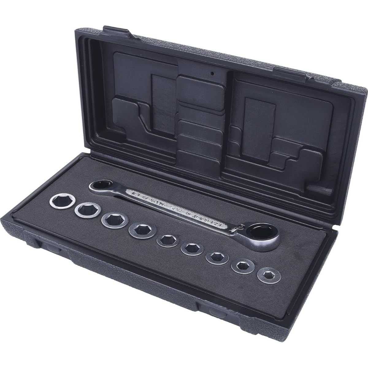 KS TOOLS GEARplus Universal double ratchet ring spanner set 10 pcs 503.4645