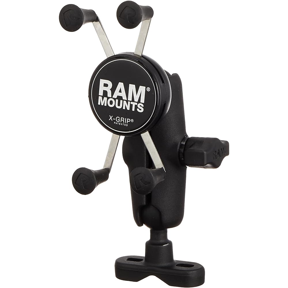 RAM MOUNTS [Set] X-Grip Smartphone Holder Set U-shaped Clamp Mount Arm (M)