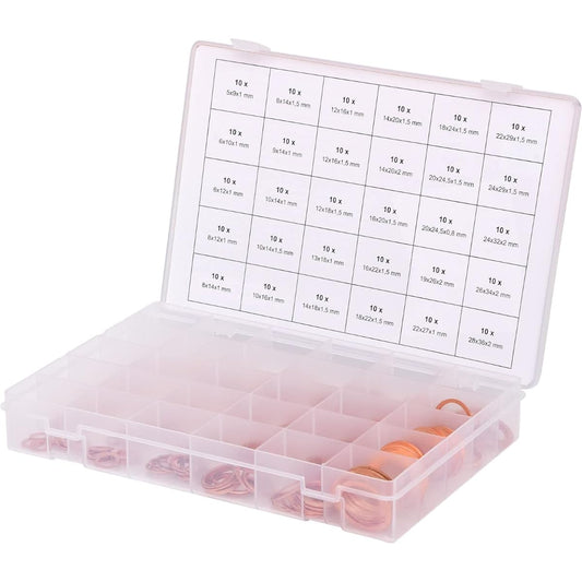 KS TOOLS Copper washers assortment M5-28 300 pcs 970.0140