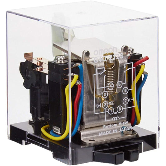 omron ratchet relay cased plug-in terminal 2-pole single contact Rated voltage (V): AC110 (G4Q-212S AC110)