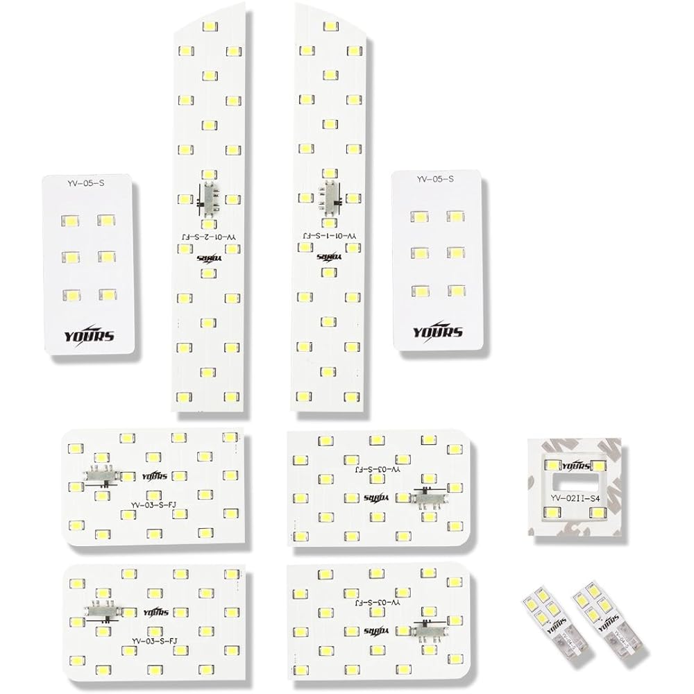 YOURS Toyota 20 series Alphard Vellfire ANH20W ANH25W GGH20W GGH25W ATH20W Compatible with early model and late model (with dimming adjustment) Specially designed LED room lamp set (with special tool) ymm606-0833 [2] M