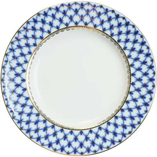 Imperial Porcelain Cobalt Net Plate 18cm [Parallel Import]