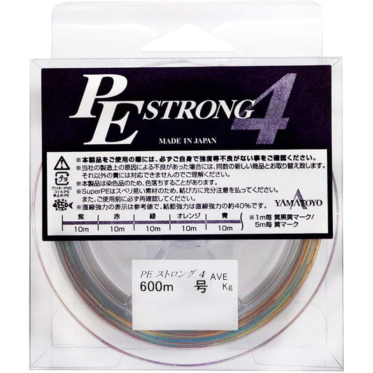 YAMATOYO PE Strong 4 600m 5 colors 0.8