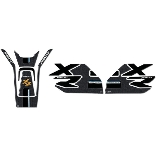 labelbike - Kit F900XR - 3 3D Gel Stickers Motorcycle Tank Protector Compatible with BMW F900XR