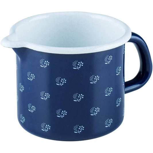 RIESS Mug Dirndl Blue 1kg Beak Pot 9cm 0.5L 0038-074
