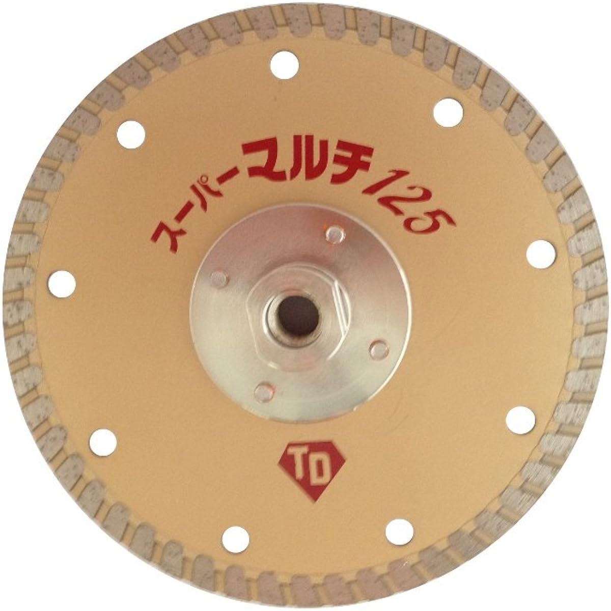 Taiho Diamond Diamond Cutter with Flange "Super Multi" Rim Type 125mm (M10) with Flange