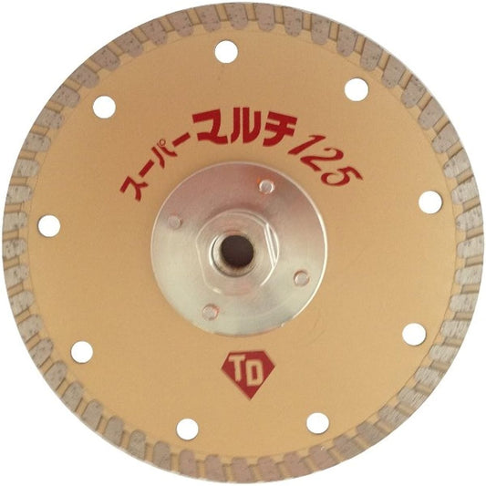 Taiho Diamond Diamond Cutter with Flange "Super Multi" Rim Type 125mm (M10) with Flange