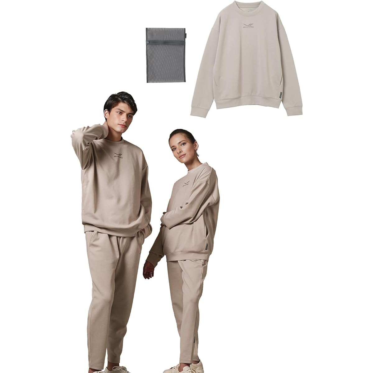 [SIXPAD] [Official Store Exclusive] Six Pad Recovery Wear Tops with Washing Net MTG MTG General Medical Equipment Fatigue Recovery Promote Blood Circulation Gift Mother's Day Father's Day