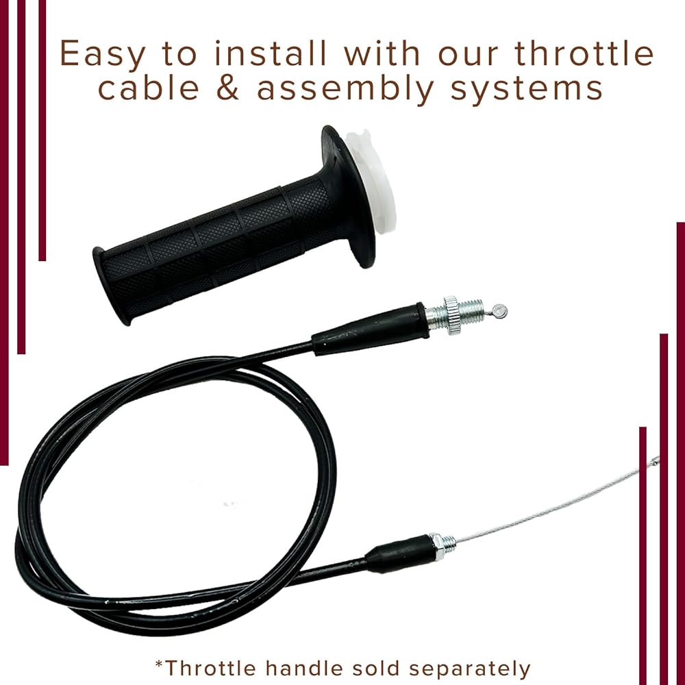 For BAJA mini Bike MB200 with alveyTech throttle cable thread