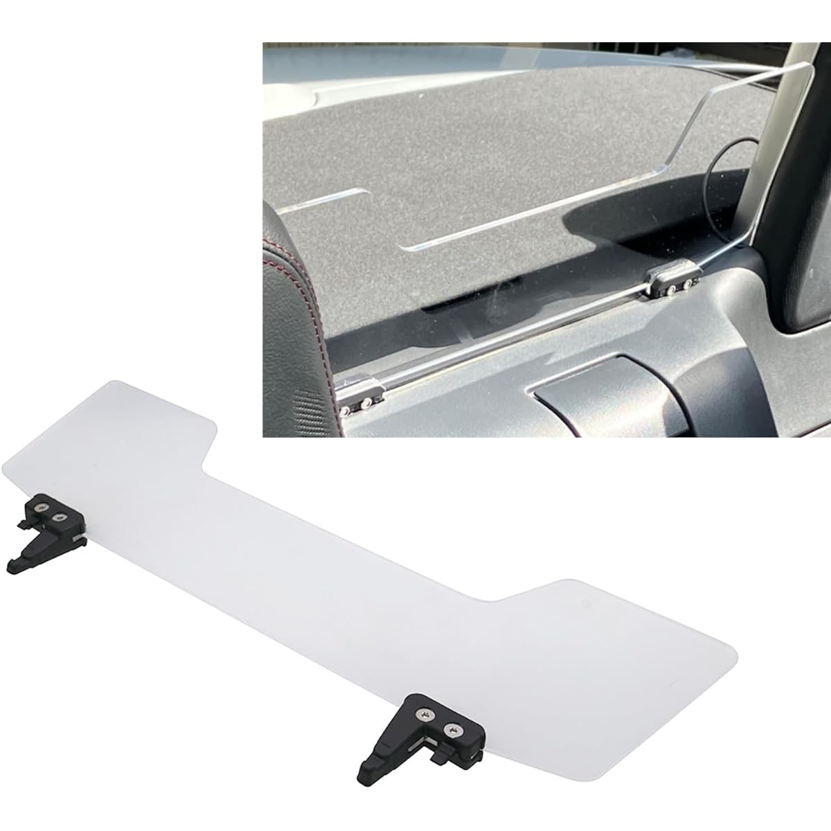 Sporacingrts Acrylic Aero Board, Windblocker, Transparent, Larger Than Regular Size, Compatible with ND Roadster, Abarth 124 Spider