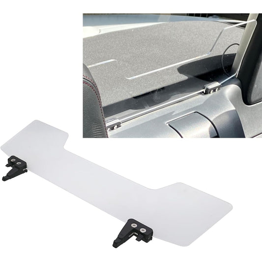 Sporacingrts Acrylic Aero Board, Windblocker, Transparent, Larger Than Regular Size, Compatible with ND Roadster, Abarth 124 Spider