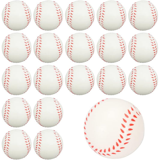 Baseball ball, urethane ball, soft, set of 20 balls, for indoor practice, toss batting, catch ball