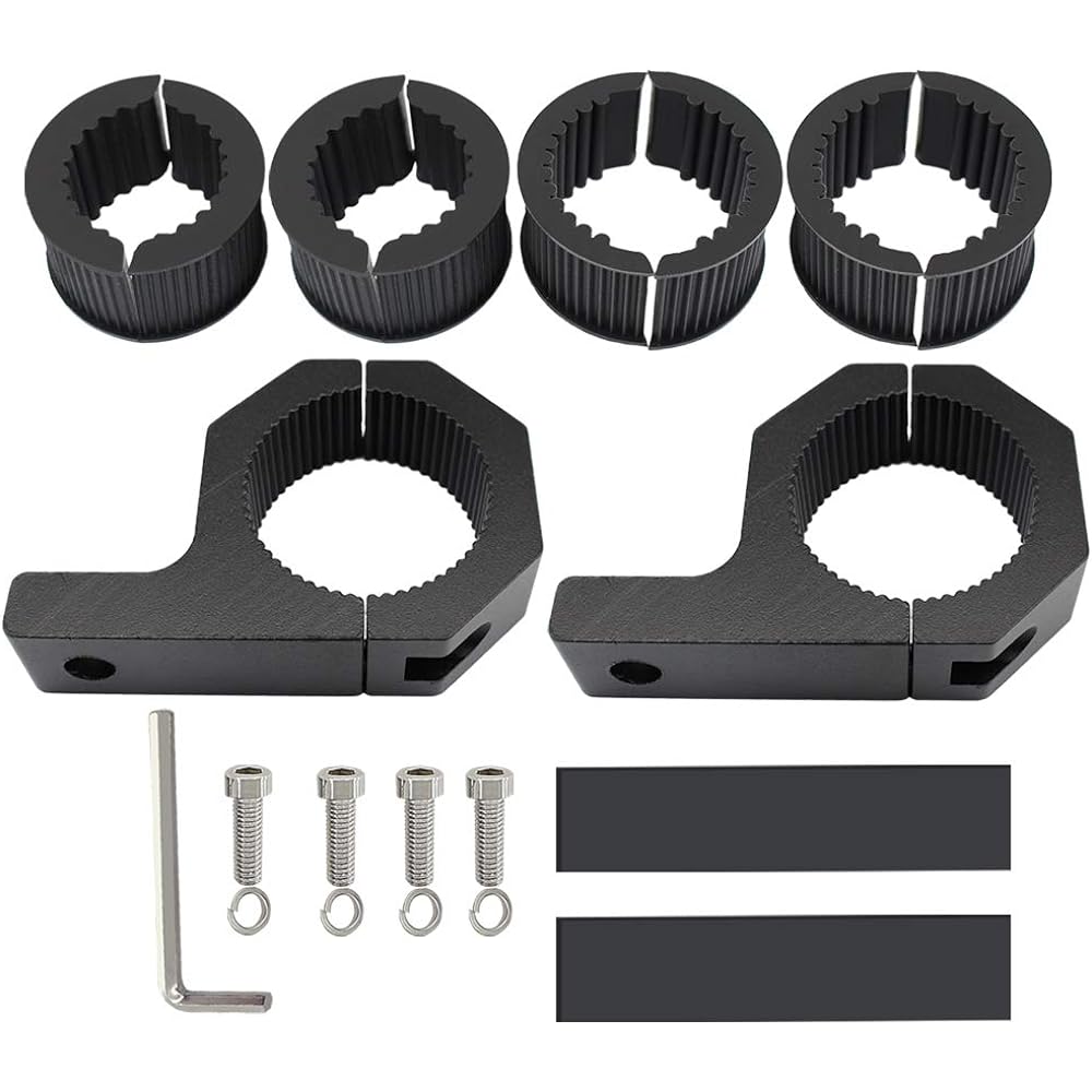 3E 2 1.5 inch 1.75 inch 2 inch 2 inches horizontal bra bar clamp LED light bar mount bracket bracket track jeep off -road SUV UTV ATV ATV ATV ATV bar LED tube clamp roof floors holder