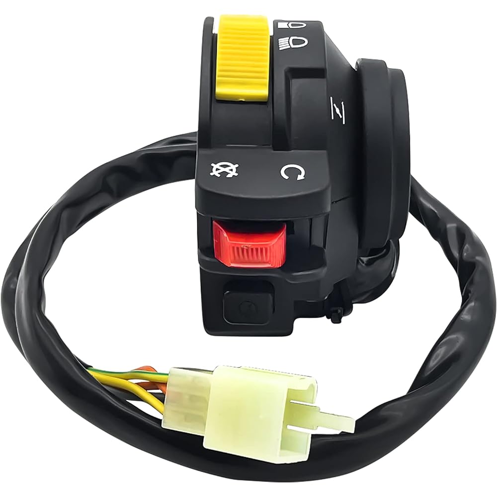 M MATI Left Handlebar Start Stop Headlight Switch Arctic Cat ATV 400 Manual 500 Manual 700 Diesel 0409-083 0509-013