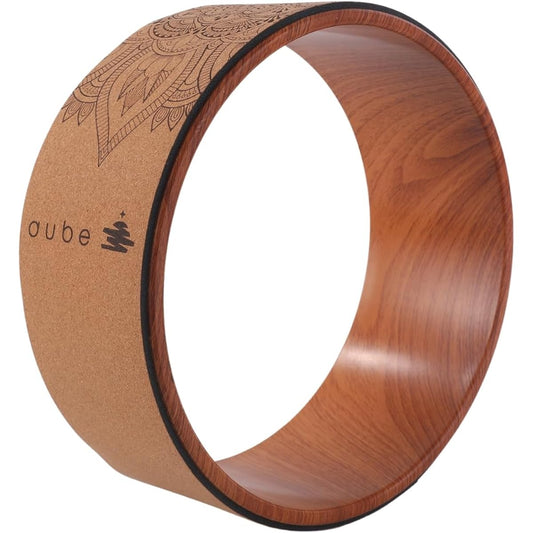 aube Yoga Wheel Cork Yoga Ring Pilates Ring Yoga Wheel Stretching Ring Back Stretching Yoga Equipment Diet Equipment