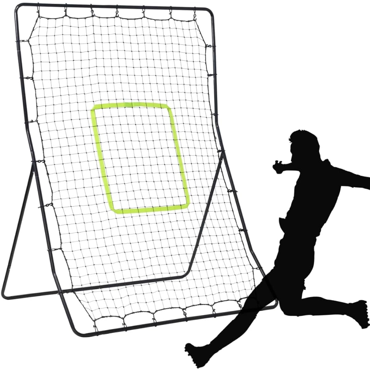 iimono117 Soccer Training Dribbling Practice Wall Hitting Net Goal and Retraining Equipment Practice Equipment Agility Training