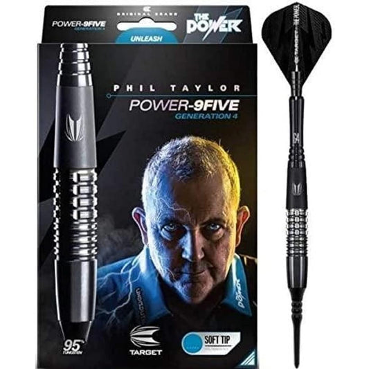 Target Power Nine Five Phil Taylor Model Generation 4 Euro Barrel 2BA Soft Darts 20g 200926