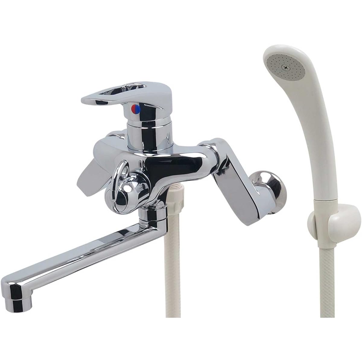 Kakudai Bathroom Wall Mounted Single Lever Mixer Faucet with Water Saving Shower Plated Specifications General Area Specifications 143-009