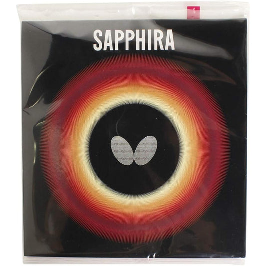 Butterfly Table Tennis Rubber Sapphira Back Soft For Beginners 05540 Red Medium